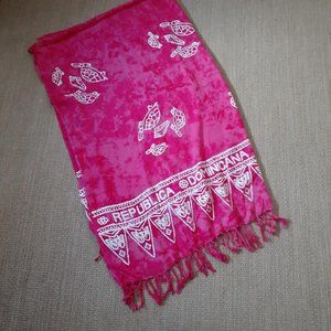 Sarong Cover Up Fuchsia